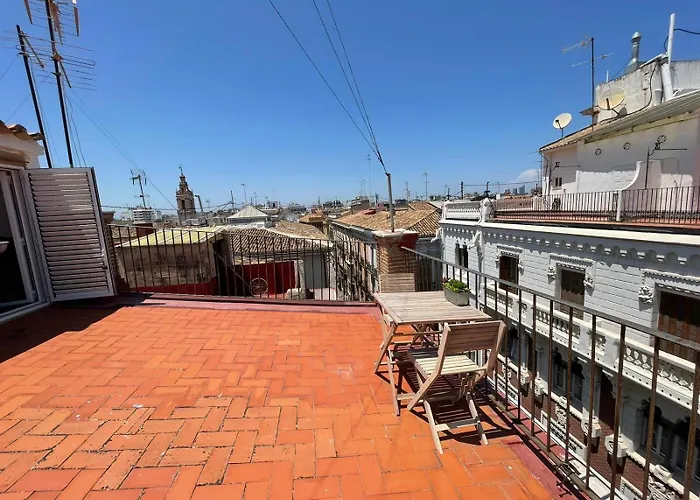 Atico Con Terraza Cerca De La Plaza De La Virgen