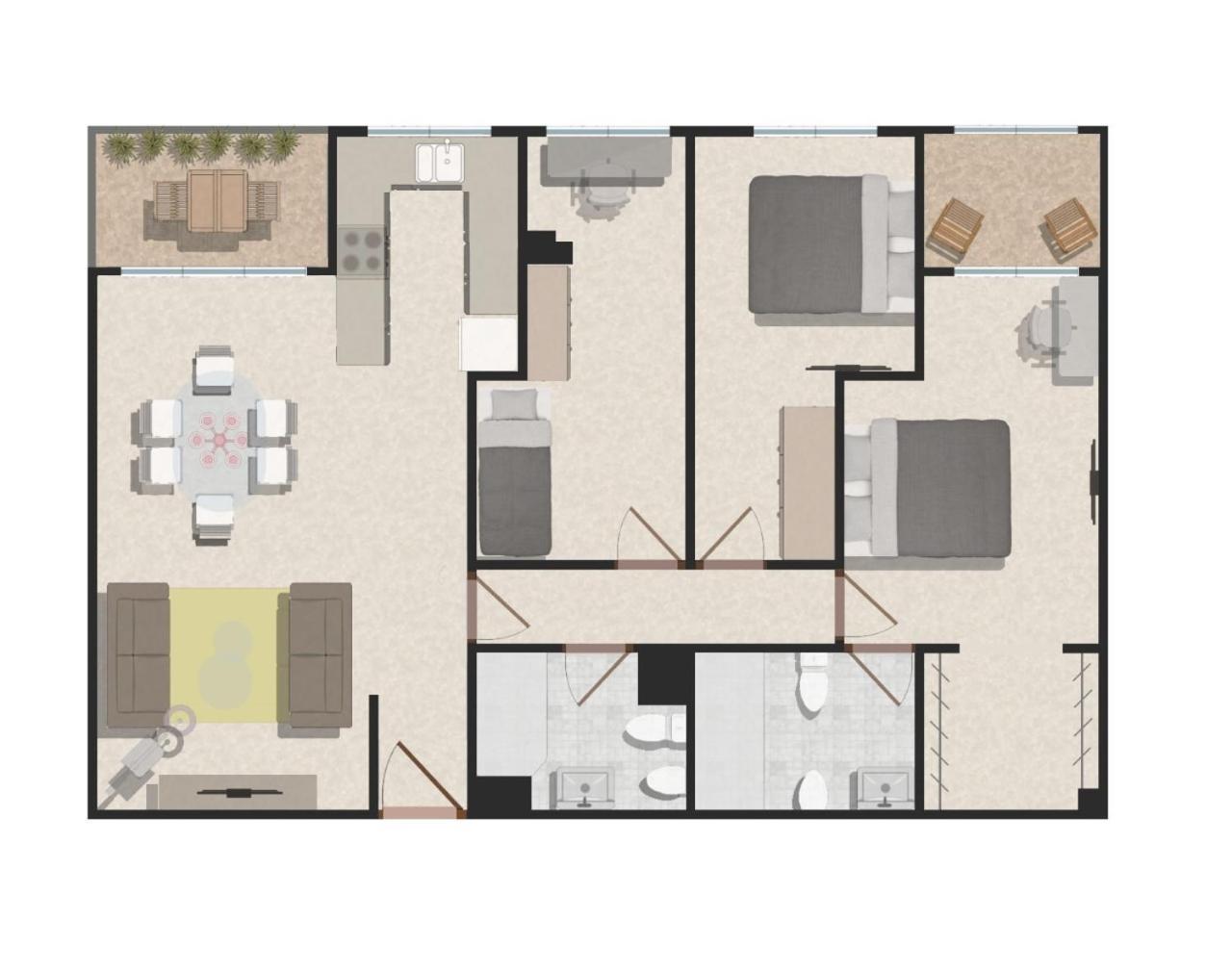 Jardines Del Turia - Espacioso Apartamento