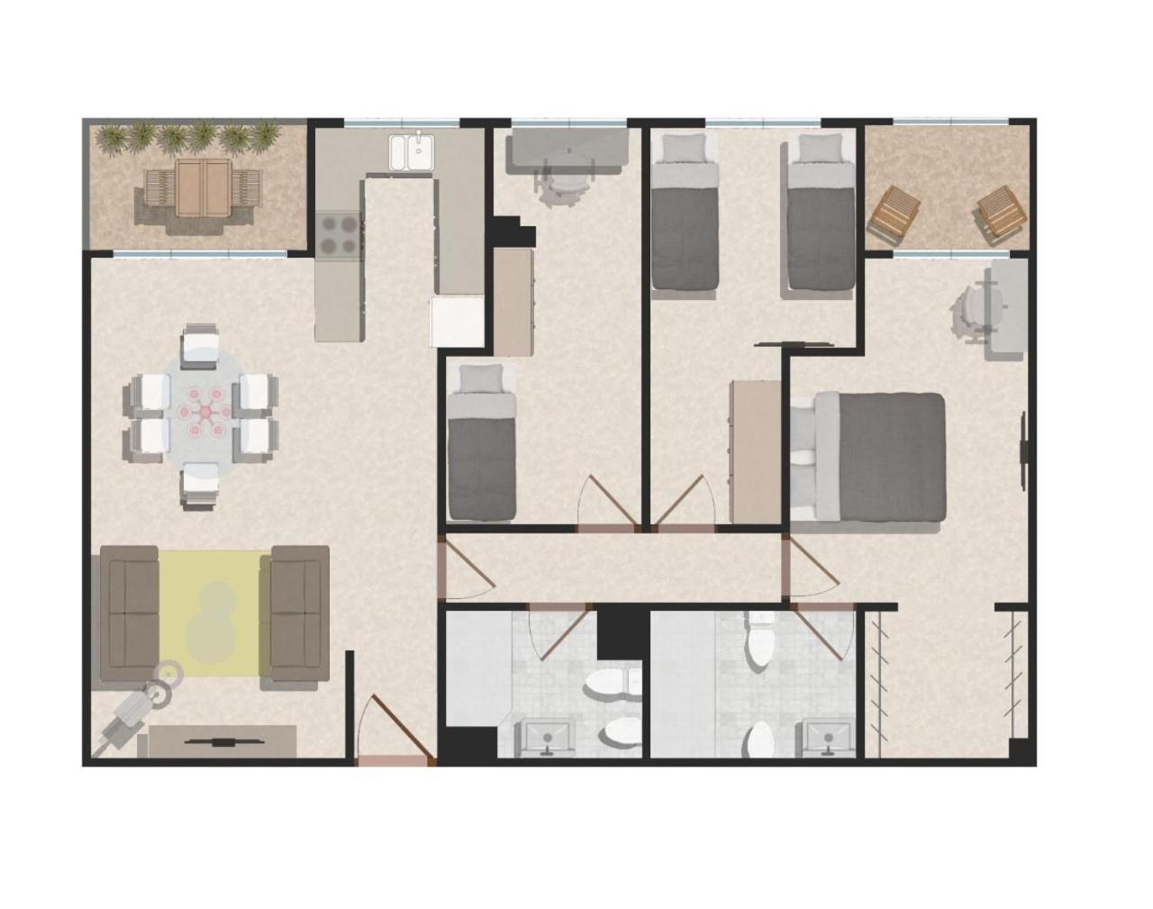 Apartamento Jardines Del Turia - Espacioso Apartamento Valencia