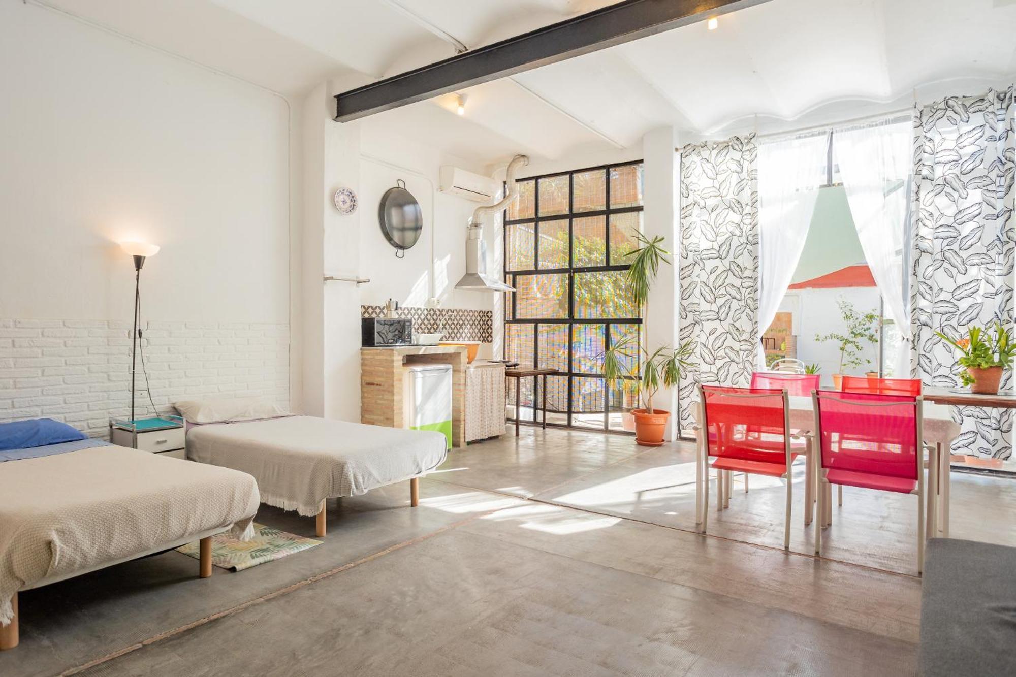 Vintage Con Wifi Y Terraza Privada Apartamento Valencia