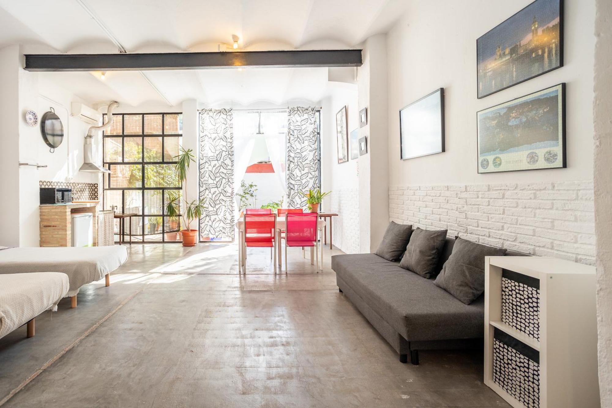 Vintage Con Wifi Y Terraza Privada Valencia