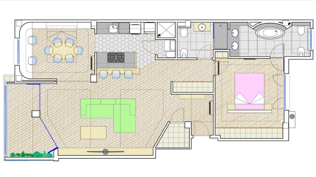 Apartment Hexagonal Design *